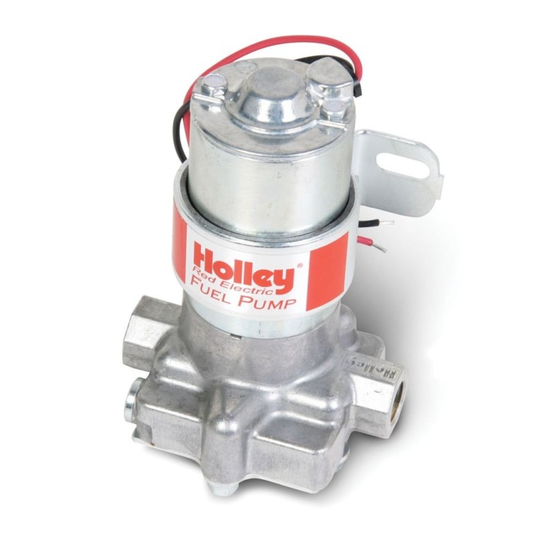 POMPE A ESSENCE ELECTRIQUE UNIQUEMENT ESSENCE electric fuel pump gasoline only 6145-2 RED AUTO HOLLEY 12-801-1