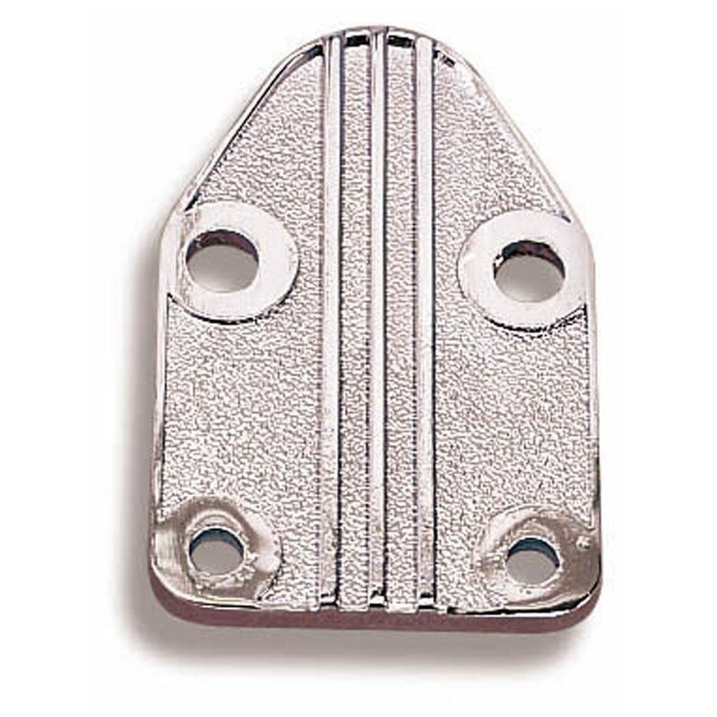 CHEVROLET V8 SMALL BLOCK PLAQUE OPTURATEUR DE POMPE A ESSENCE MECANIQUE fuel pump block off chevy Holley 12-814