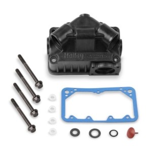 SEC ALUM V BOWL WITH PUMP KIT - HARD CORE Holley 134-73HB