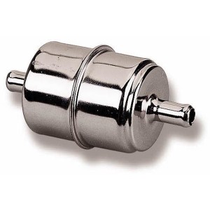 Holley 162-523 - Holley Chrome Inline Fuel Filters