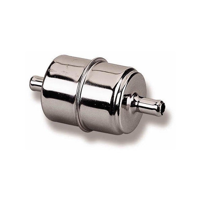 Holley 162-523 - Holley Chrome Inline Fuel Filters