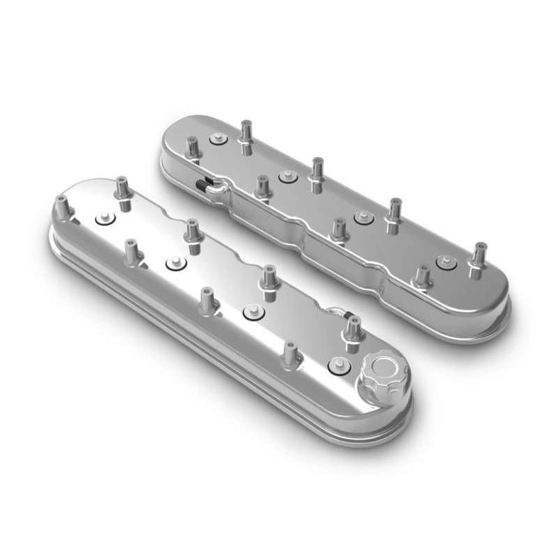 CACHE CULBUTEURS TALL LS FINITION POLIE valve cover tall ls polished finish Holley 241-111