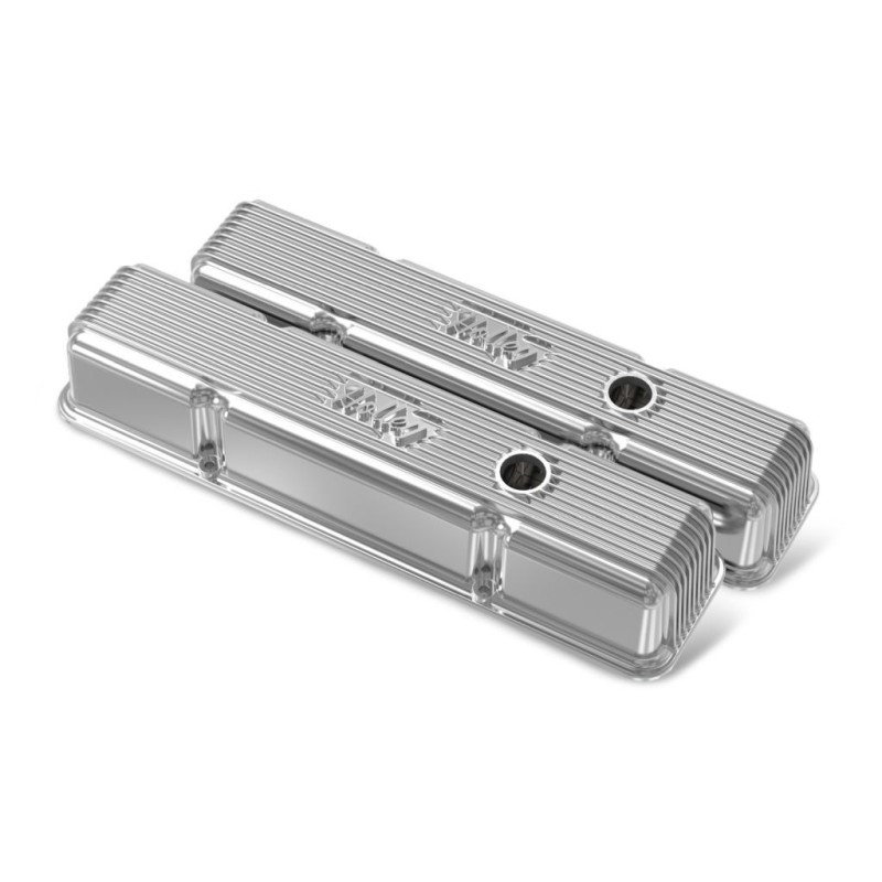 CACHE CULBUTEURS A AILLETTES SMALL BLOCK CHEVROLET SBC VALVE COVERS
