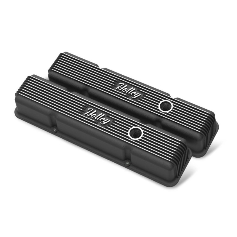 CACHE CULBUTEURS A AILLETTES SMALL BLOCK CHEVROLET SBC VALVE COVERS