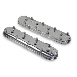 CACHE CULBUTEURS FINITION POLIE LS valve cover ls polished finish LS Holley 241-90