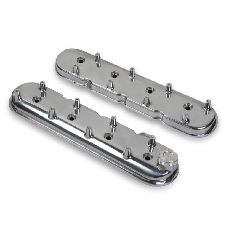 CACHE CULBUTEURS FINITION POLIE LS valve cover ls polished finish LS Holley 241-90