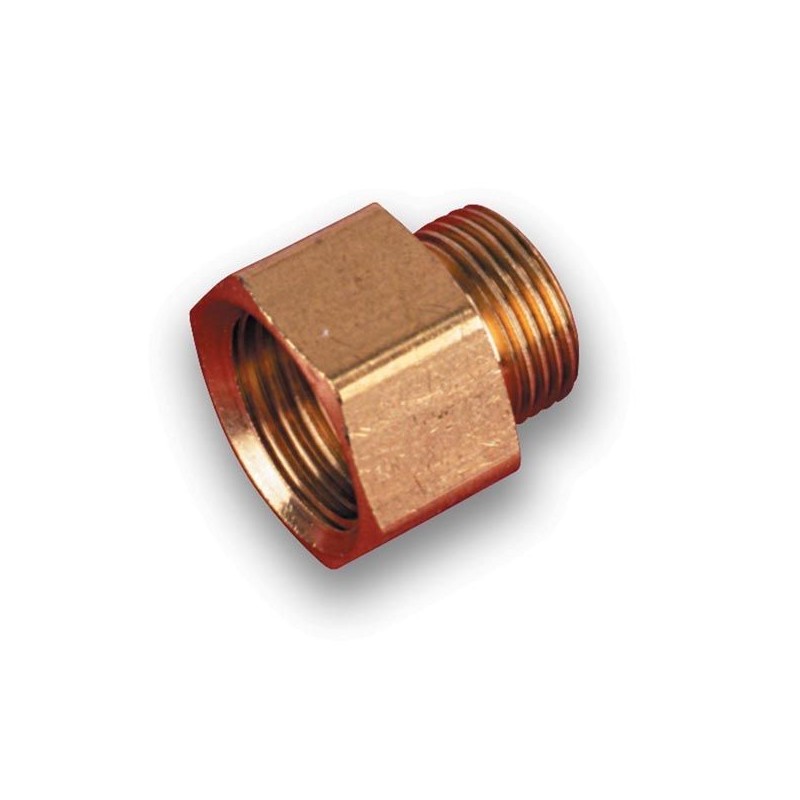Standard Fitting Tube 3/8 inch Thread 9/16-24 (A) x 5/8-18 (B) Holley 26-43