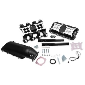 LS1/2/6 MID RISE IM KIT - BLACK Holley 300-126BK