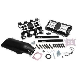 LS3 MID-RISE MOD EFI INTAKE MAN KIT - BLACK Holley 300-135BK