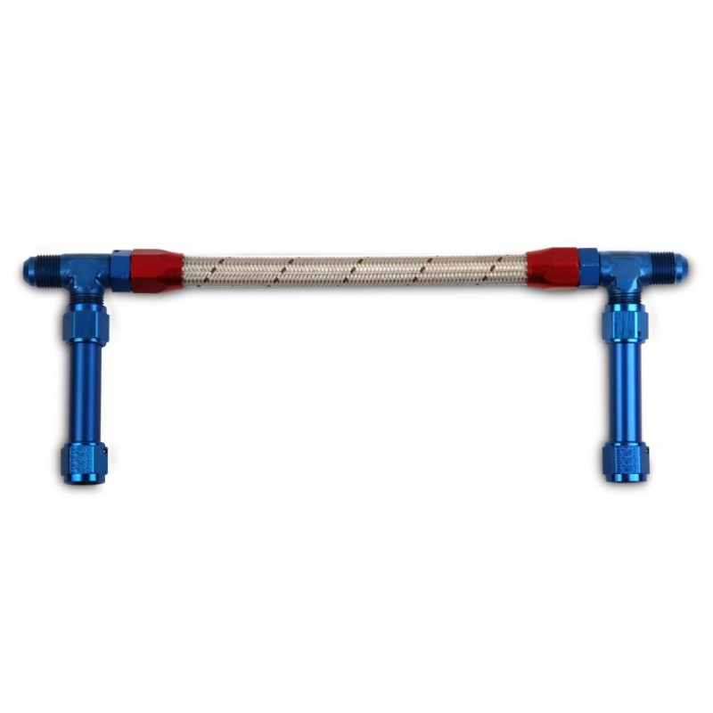 -8AN DUAL FEED W/STAINLESS HOSE - DOMINATOR Holley 34-49