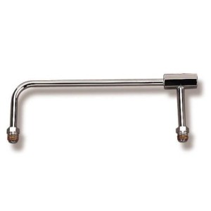 LIGNE DE CARBURANT JONCTION CUVES CARBURATEUR Fuel Line Chrome For Holley Model 4500 & Dominator Carburetor 5/8-18 inverted flar