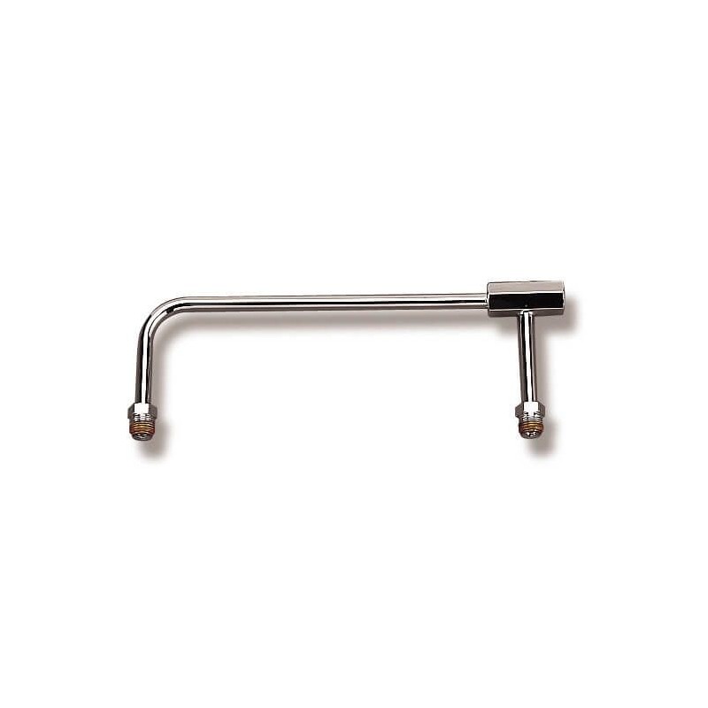 LIGNE DE CARBURANT JONCTION CUVES CARBURATEUR Fuel Line Chrome For Holley Model 4500 & Dominator Carburetor 5/8-18 inverted flar