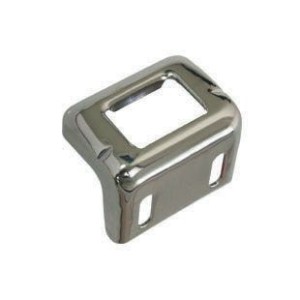 FORD MUSTANG 1965-1966 SUPPORT DE FERMETURE DE COFFRE CHROME Trunk Latch Striker Chrome SCOTT DRAKE C4OB-6243252-C