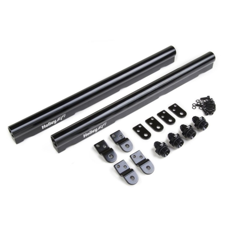 ALUMINIUM BILLET FUEL RAILS -OE STYLE LS INTAKES Holley 534-209