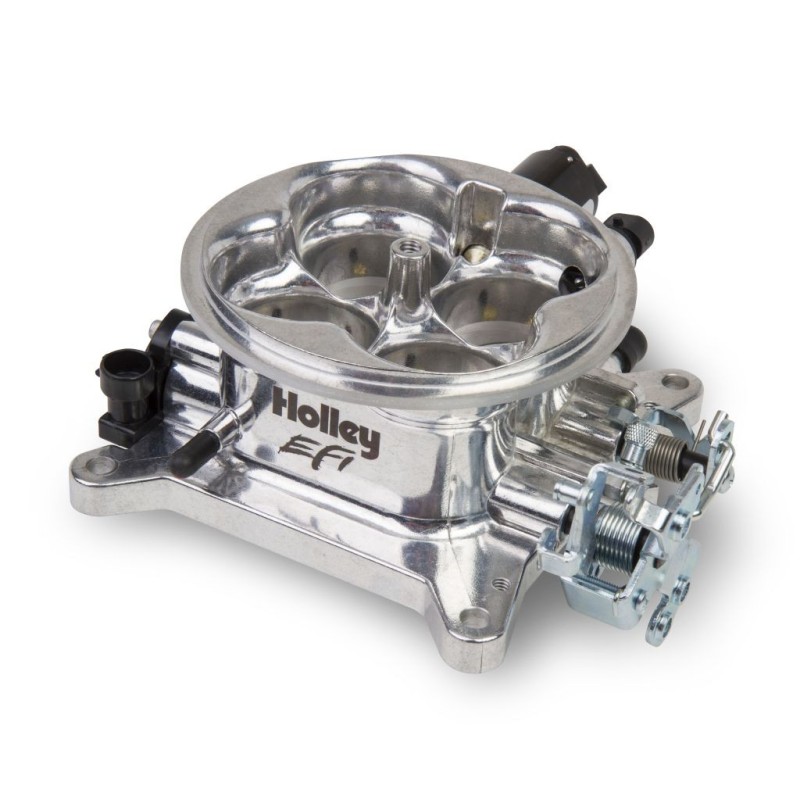 CORPS DE PAPILLON MPFI THROTTLE BODY - POLISHED Holley EFI 112-588