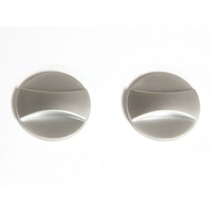 FORD MUSTANG 1968 SHELBY CS Faux hood locks stick-on pair SCOTT DRAKE C8ZZ-16C896-F