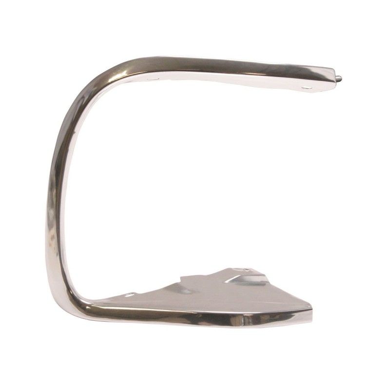 FORD MUSTANG 1970 BAGUETTE ALU POLIE EFFET CHROME DE BLOC PHARE COTE DROIT Fender Extension Molding right SCOTT DRAKE D0ZZ-16074