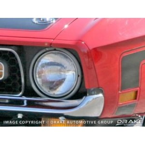 FORD MUSTANG 1971-1972 EXTENSIONS MOULURES AILE AVANT A PEINDRE Front fender extension pair paint to match SCOTT DRAKE D1ZZ-1616