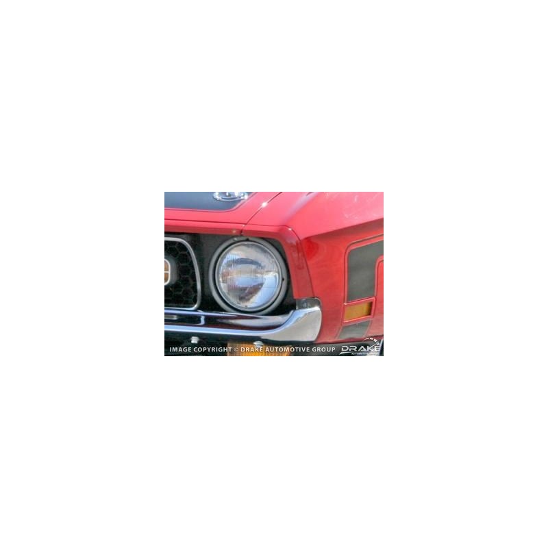 FORD MUSTANG 1971-1972 EXTENSIONS MOULURES AILE AVANT A PEINDRE Front fender extension pair paint to match SCOTT DRAKE D1ZZ-1616
