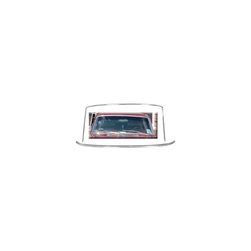 FORD MUSTANG 1964-1968 COUPE ET FASTBACK CONTOUR DE PARE BRISE COMPLET 5 PIECES Windshield Molding 5 piece kit SCOTT DRAKE C5ZZ