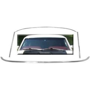 FORD MUSTANG 1969-1970 SPORTSROOF FASTBACK CONTOUR DE PARE BRISE COMPLET Windshield Molding SCOTT DRAKE C9ZZ-630313448K