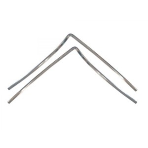FORD MUSTANG 1971-1973 COUPE CONTOUR DE PARE-BRISE 2 PIECES Windshield Molding 2 pieces SCOTT DRAKE D1ZZ-650313648K
