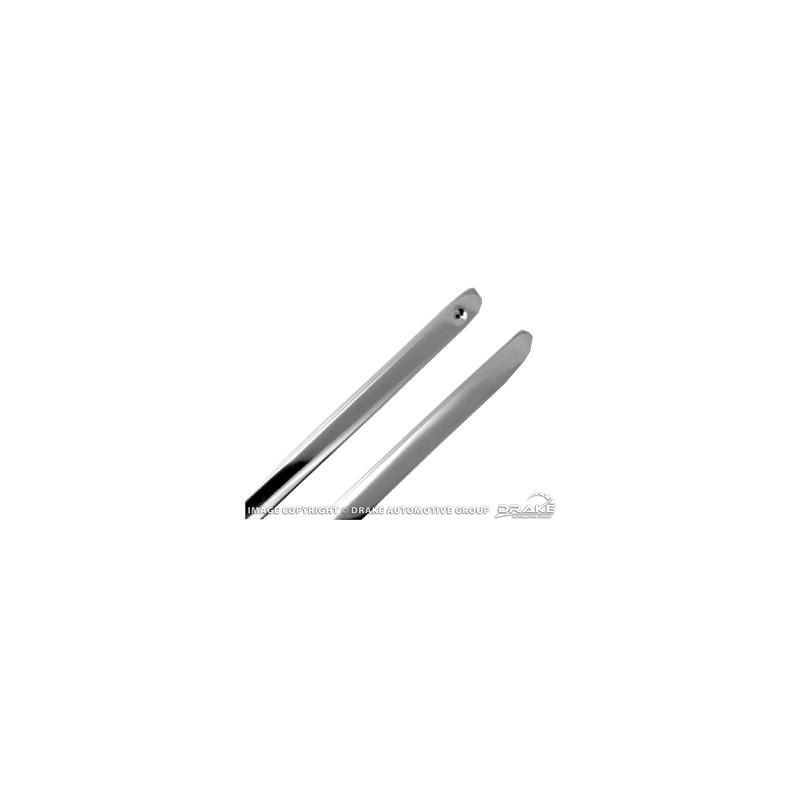 FORD MUSTANG 1969 PAIRE DE CHROME BAS DE CAISSE Rocker panel molding pair SCOTT DRAKE C9ZZ-6510176-7