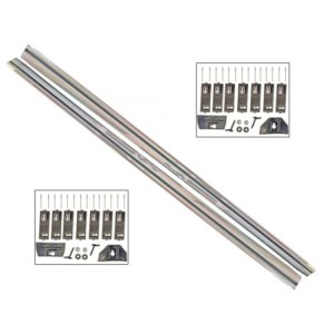 FORD MUSTANG 1971-1973 CHROME DE BAS DE CAISSE Rocker panel Moldings pair SCOTT DRAKE D1ZZ-6510176/7
