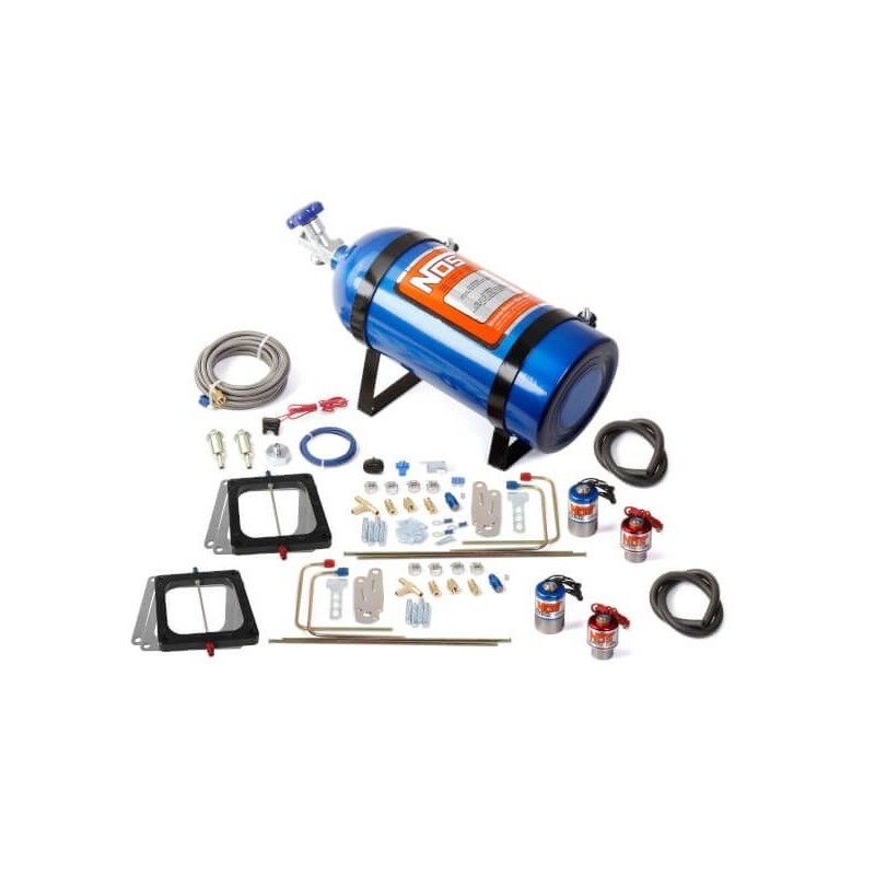 CHEATER V8 DUAL HOLLEY & NOS 02010NOS