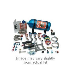 PRO 2 STAGE V8 DOMINATOR SINGLE 4BBL W/10LB BOTTLE NOS 02302NOS
