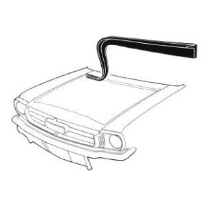 FORD MUSTANG 1971-1973 JOINT DE CAPOT Cowl to hood seal SCOTT DRAKE D1ZZ-16740