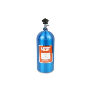 BOUTEILLE POUR PROTOXYDE D AZOTE 10 lb Nitrous Bottle w/ NOS Blue Finish & Super Hi Flo Valve NOS 14745NOS