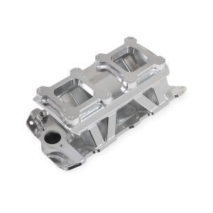IM SMALL BLOCK CHEVROLET SBC CARB DUAL QUAD SINGLE PLANE -SLV Holley Sniper 825071
