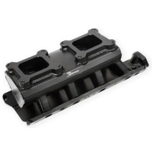 IM SBF CARB DUAL QUAD SINGLE PLANE -BLK Holley niper 827072