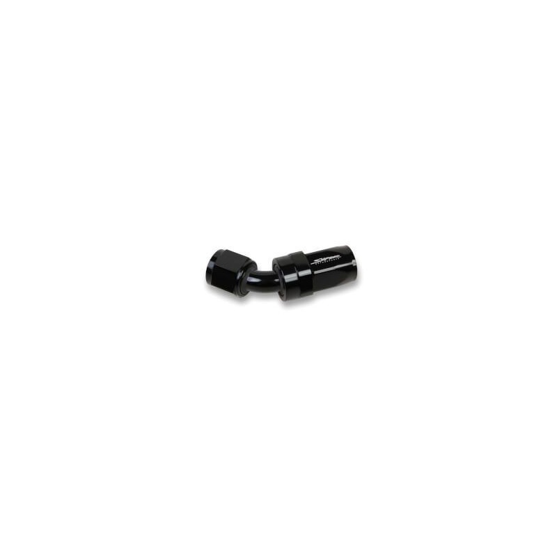 10 45 DEGREE SWIVEL HOSE END BLACK Holley Sniper 10201103