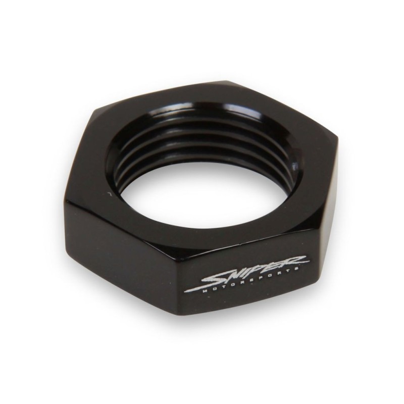 -6 BULKHEAD NUT BLACK Holley Sniper 24506063