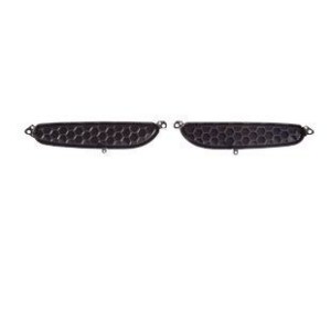FORD MUSTANG 1971-1973 PAIRE D INSERTS POUR ECOPE DE CAPOT Hood scoop inserts pair SCOTT DRAKE D1ZZ-16A624/5-A