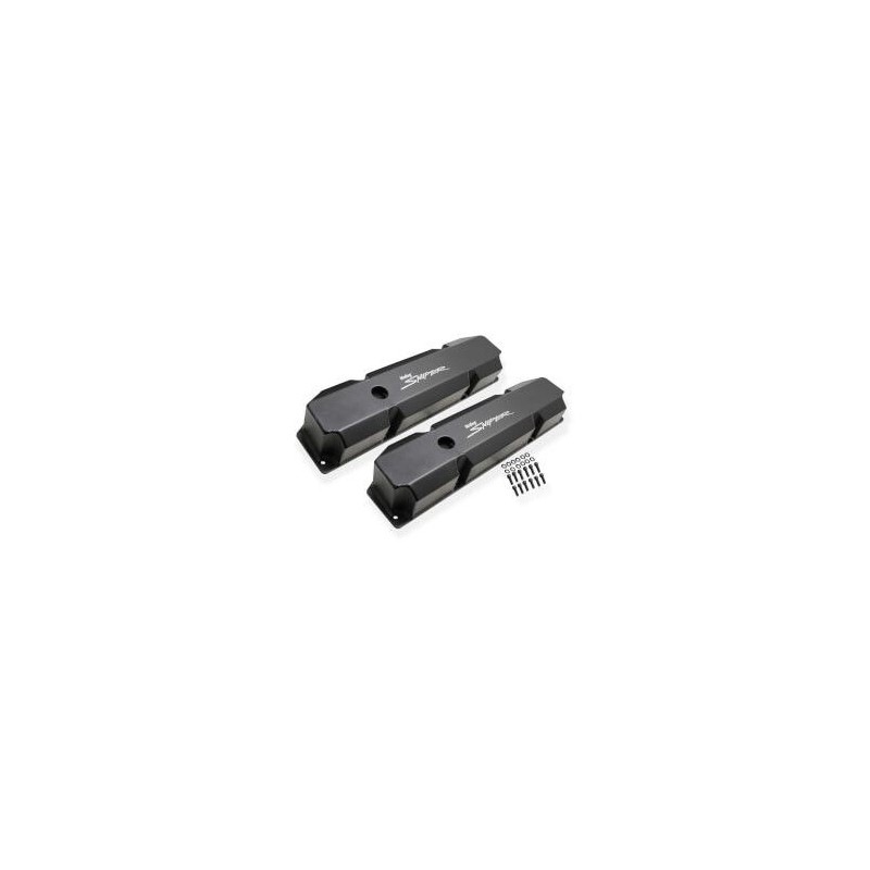 SNIPER PAIRE DE CACHE CULBUTEURS ALUMINIUM V/C BLK BBM 383-440
