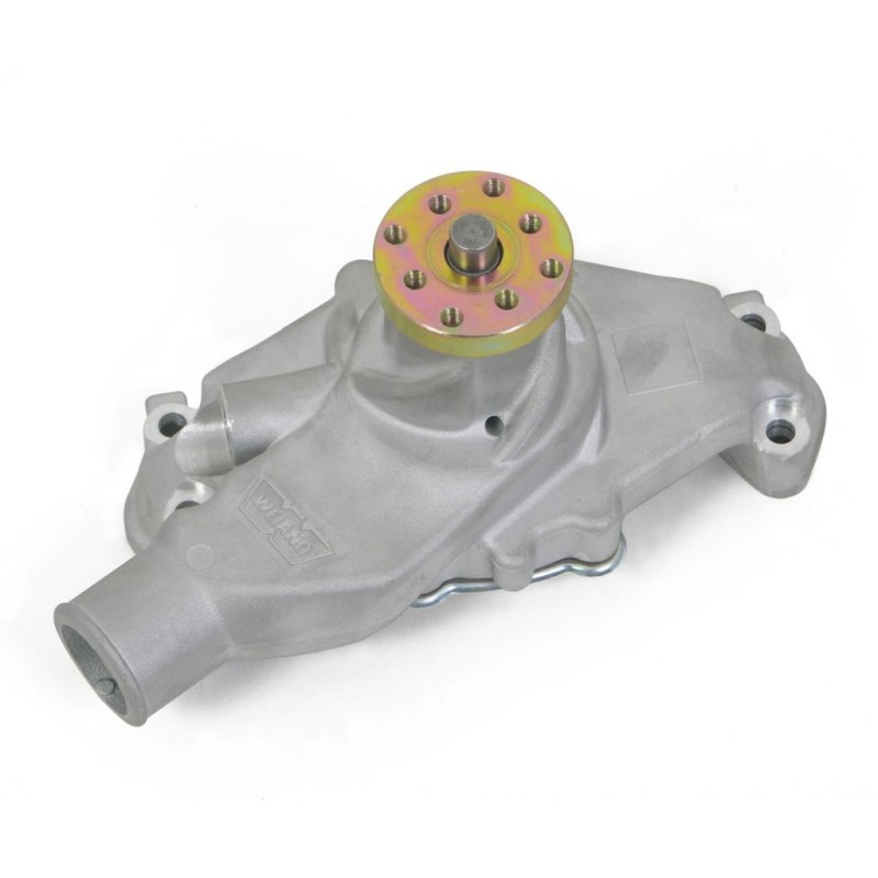 SMALL BLOCK CHEVROLET SBC SHORT ACTION PLUS WATER PUMP - SATIN Weiand 9208