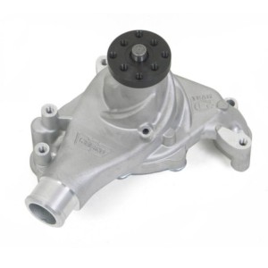 SMALL BLOCK CHEVROLET SBC LONG TEAM G WATER PUMP - SATIN Weiand 9241