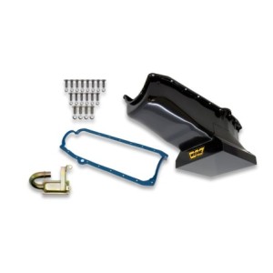 CHEVROLET 1958-1979 SMALL BLOCK KIT 7QT CARTER D'HUILE FINITION NOIR oil pan kit 7QT black finish (DRAG) Weiand 5000WND