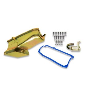 CHEVROLET 1980-1985 SMALL BLOCK KIT 7QT CARTER D'HUILE FINITION ZINC oil pan kit 7QT small block zinc finish (DRAG) Weiand 5005W