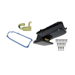 CHEVROLET 1962-1967/CHEVROLET II W 1986-2002 KIT 6QT CARTER D'HUILE NOIR oil pan kit 6QT small block zinc Weiand 5022WND