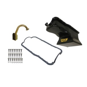 SBF (DRAG) 1965-1987 KIT 7QT FINITION NOIR oil pan kit 7QT black finish (DRAG) Weiand 5024WND