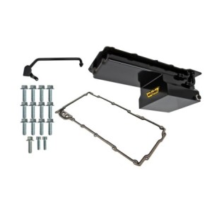 MOTEUR DRAG GM LS KIT 7QT CARTER D'HUILE FINITION NOIR oil pan kit 7QT black finish GM LS engines (DRAG) Weiand 5028WND