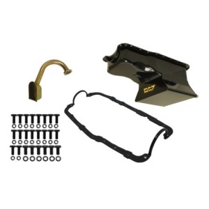 FORD SMALL BLOCK DRAG 351W 1965-1987 KIT 7QT CARTER D'HUILE FINITION NOIR oil pan kit 7QT black finish (DRAG) Weiand 5036WND