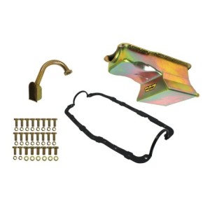 MOTEUR FORD V8 351W 1965-1987 CARTER D HUILE RACING + CREPINE PROFONDE FINITION OR ZINC Oil Pan Kit Fabricated Oil Pan Kit 7QT