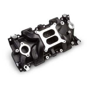 CHEVROLET 1955-1986 SMALL BLOCK V8 262 265 302 305 307 327 350 400 COLLECTEUR D ADMISSION PIPE ALUMINIUM NOIR CERAMIC manifold s