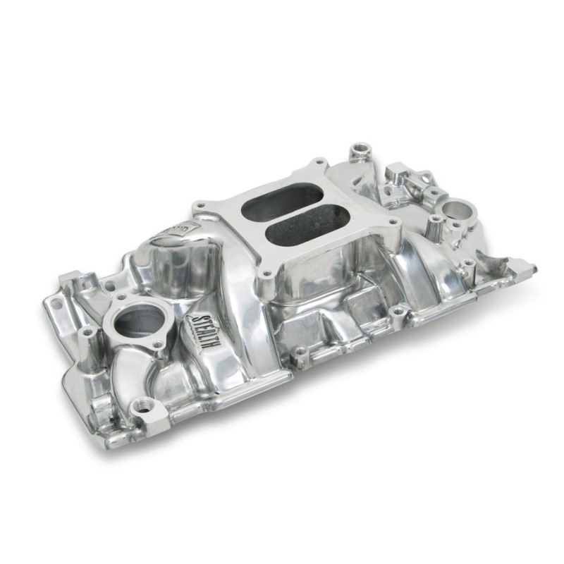 COLLECTEUR D ADMISSION CHEVROLET V8 SMALL BLOCK 262 265 267 283 302 305 307 327 350 400 manifold sbc SPEED WARRIOR - POLI POLISH