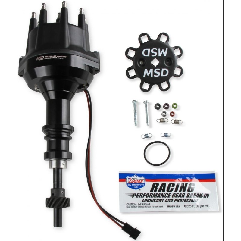 FORD V8 289 302 DISTRIBUTEUR D ALLUMAGE NOIR Black Small Diameter Distributor w/Steel Gear